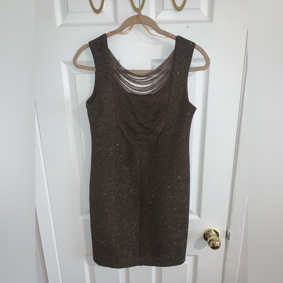 Bronze Mini Dress - Picture 2 of 12